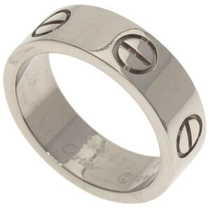 CARTIER Authentic 18k Silver Love Ring #49